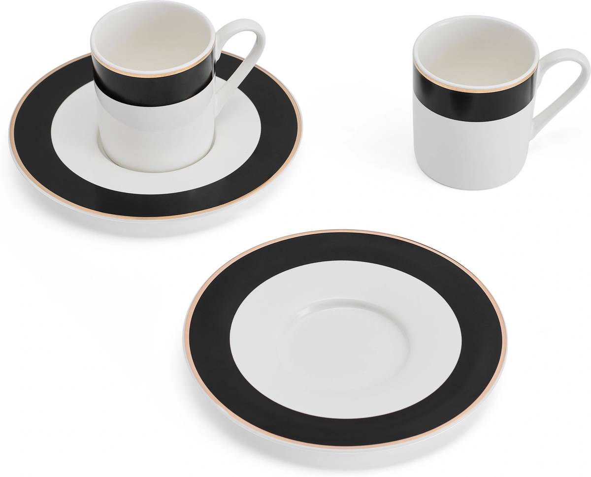 Mikasa Luxe Deco Sada šálků na espresso, 100 ml, 2 ks