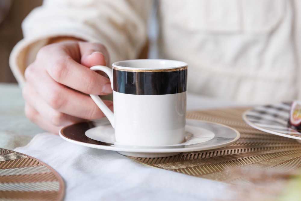 Mikasa Luxe Deco Sada šálků na espresso, 100 ml, 2 ks