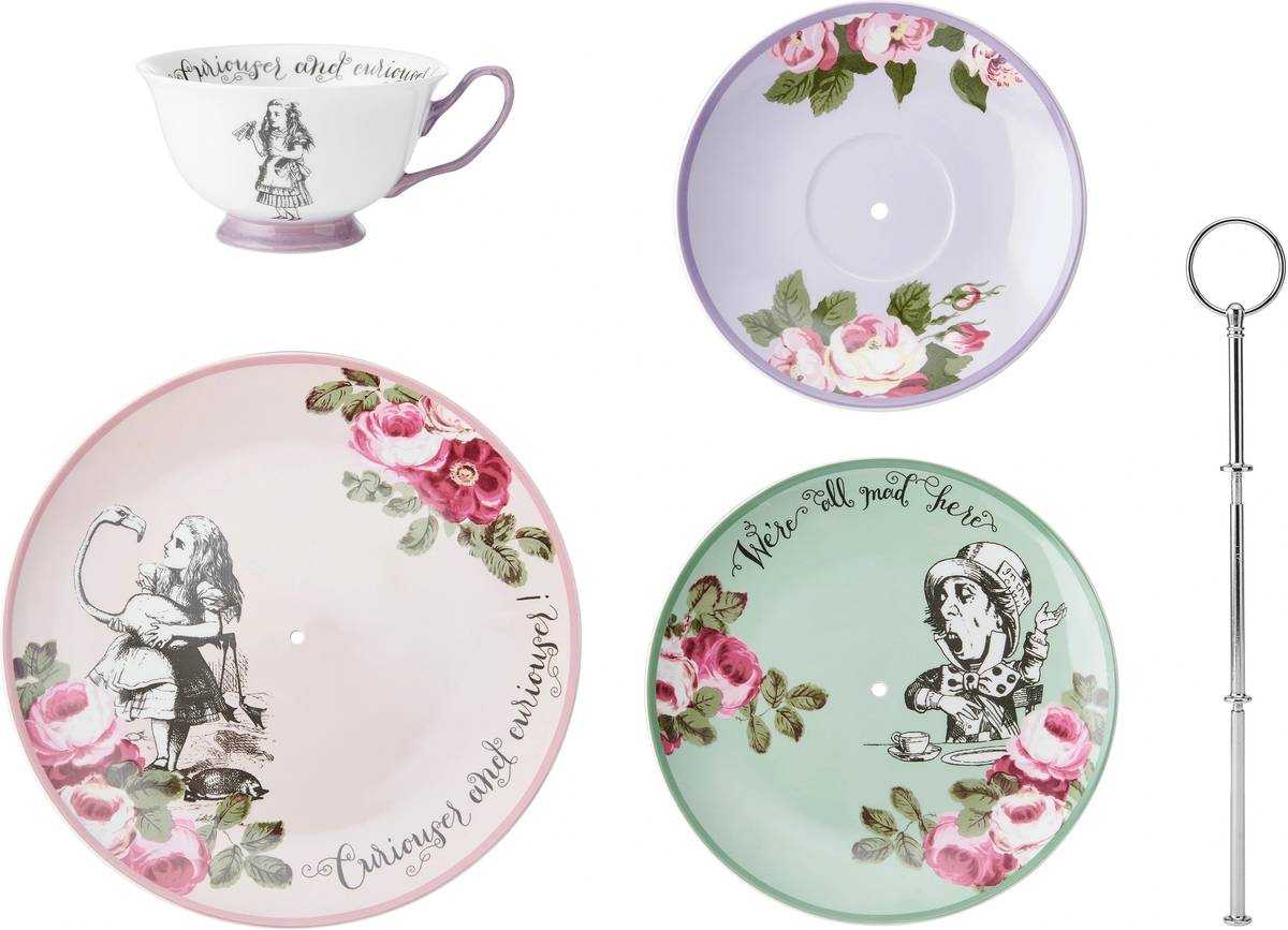 Mikasa V&A Alice In Wonderland Třípatrový etažér