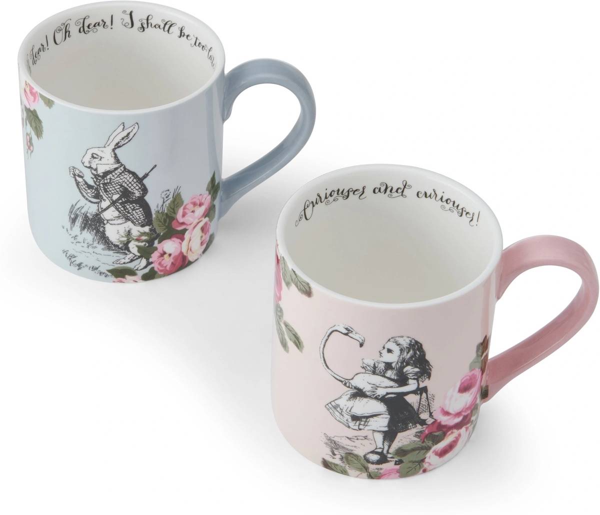 Mikasa V&A Alice In Wonderland Sada hrnečků, 380 ml, 2 ks
