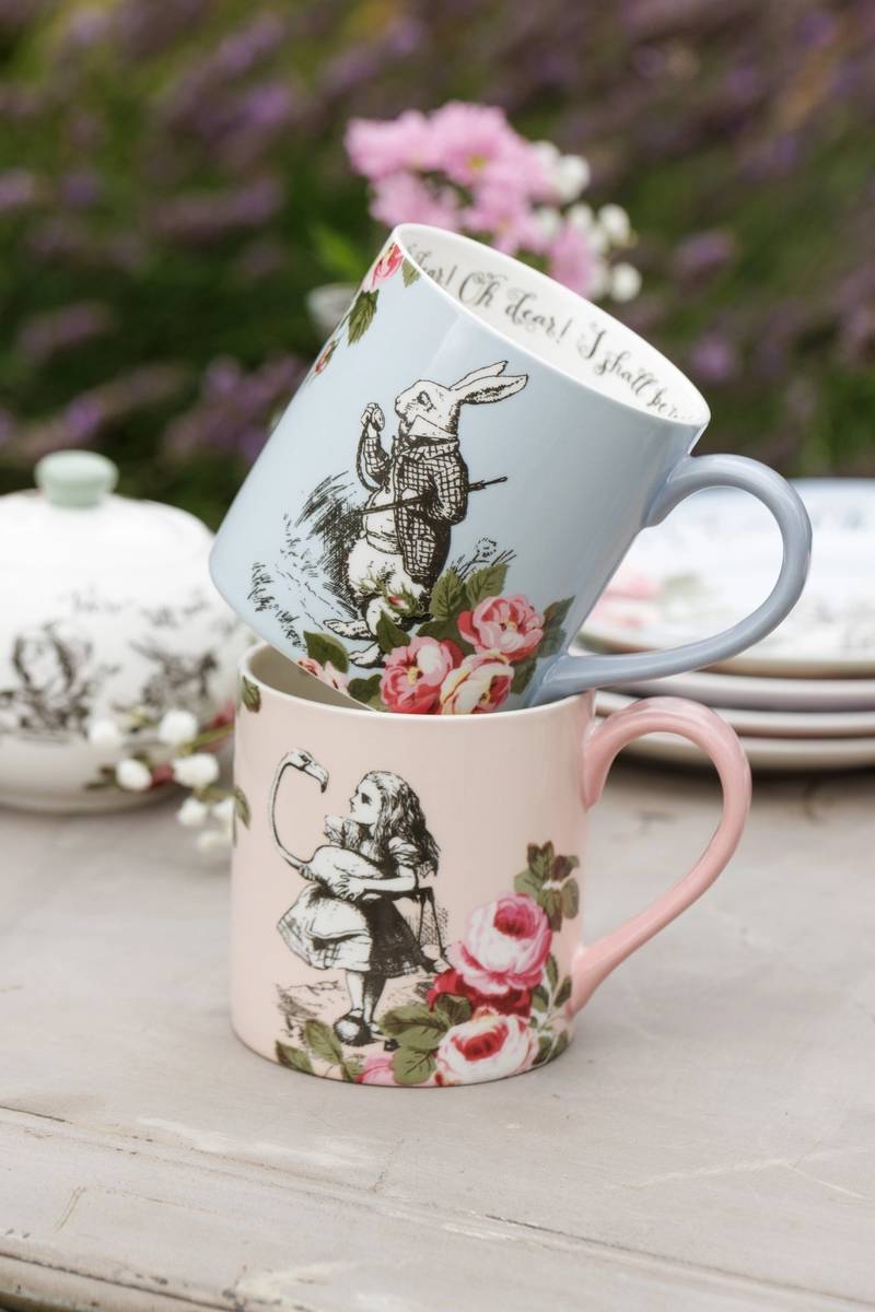 Mikasa V&A Alice In Wonderland Sada hrnečků, 380 ml, 2 ks