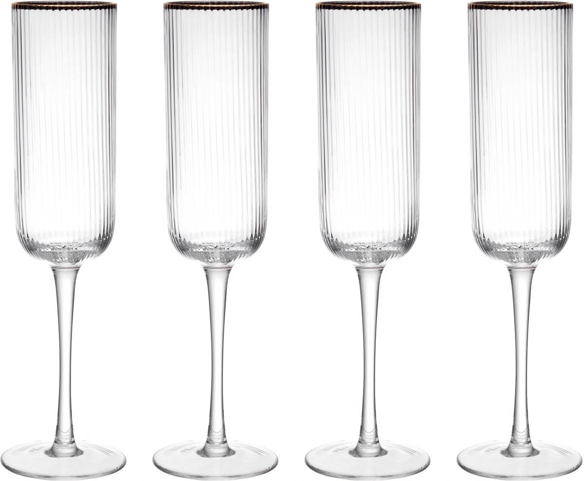 Mikasa Sorrento Sada sklenic na šampaňské, 200 ml, 4 ks