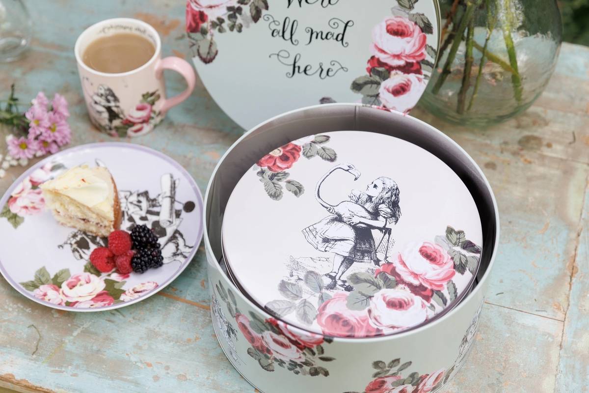 Mikasa V&A Alice In Wonderland Sada dóz na sušenky, 2 ks