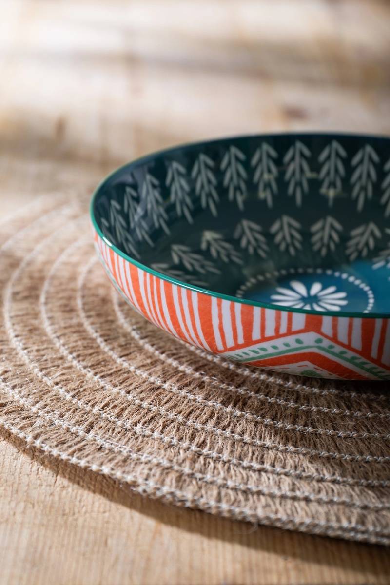 Mikasa Kameninová miska Folk Pattern, 21 cm