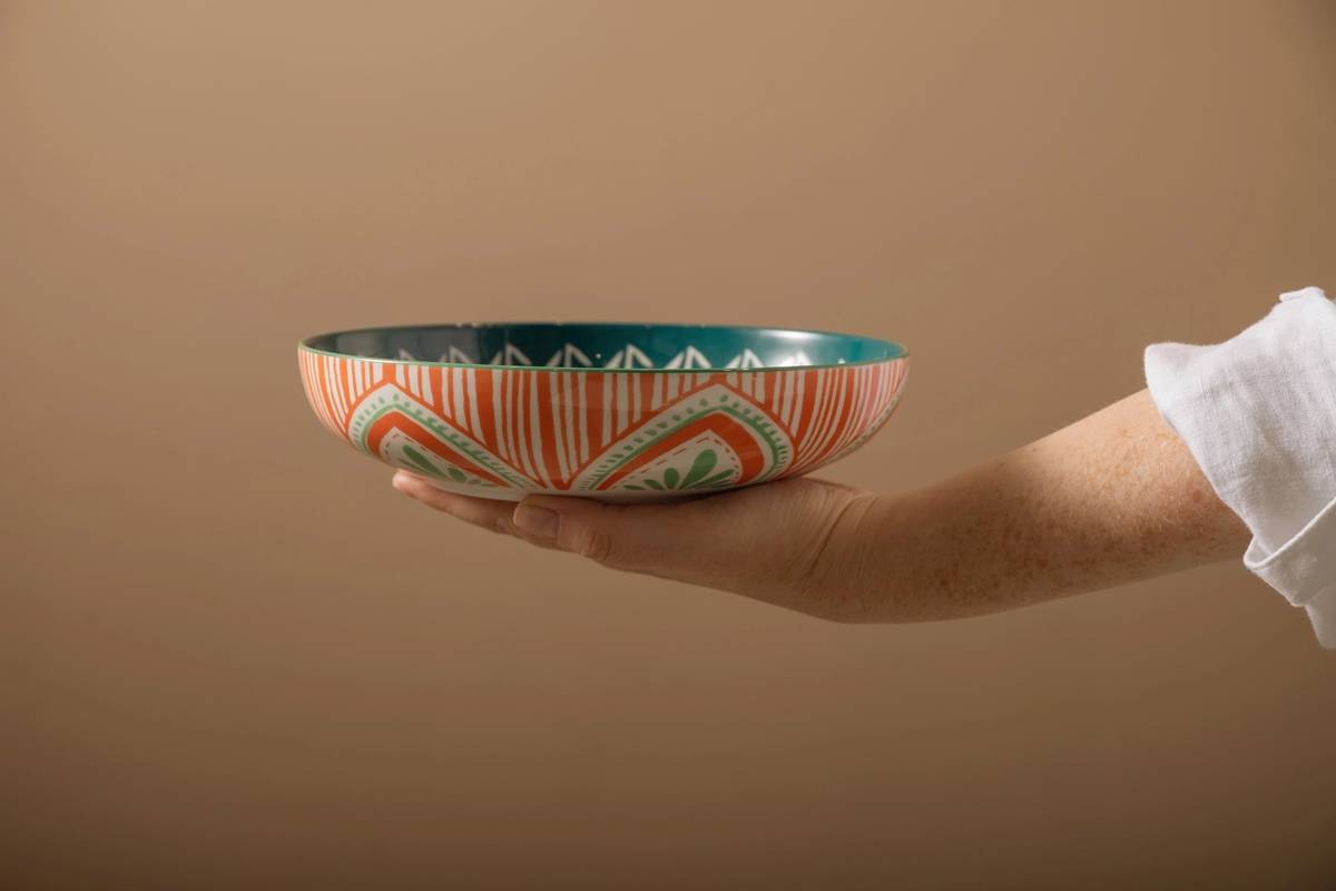 Mikasa Kameninová miska Folk Pattern, 21 cm