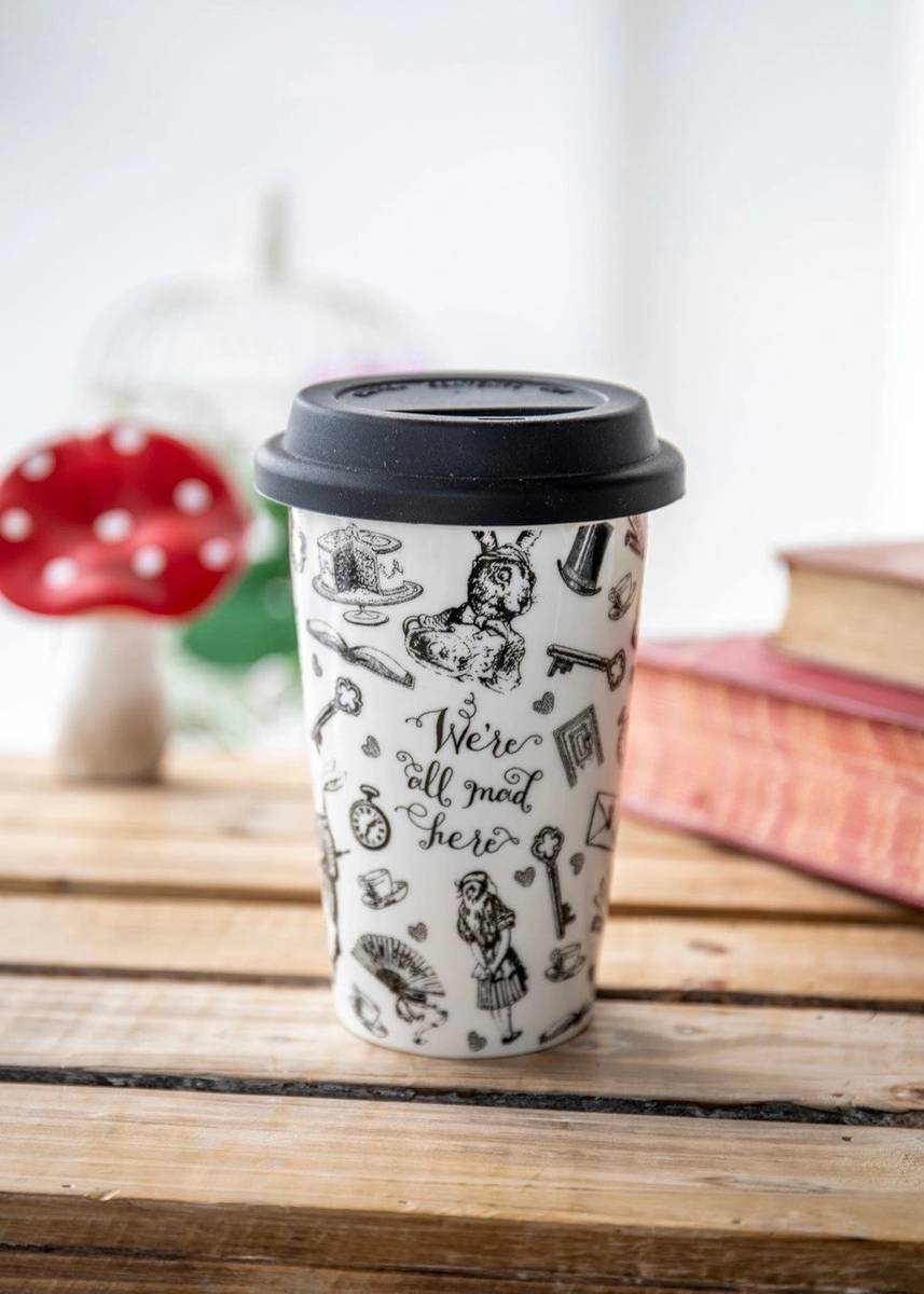 Mikasa V&A Alice In Wonderland Cestovní hrnek, 350 ml