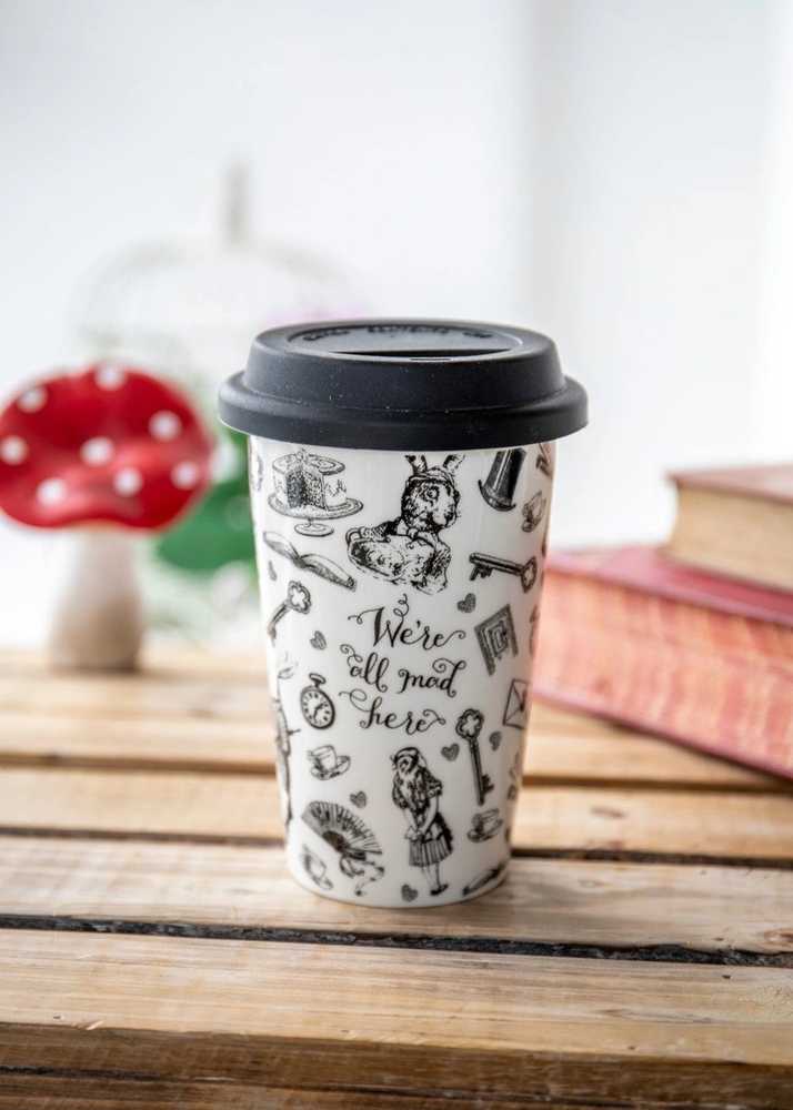 Mikasa V&A Alice In Wonderland Cestovní hrnek, 350 ml