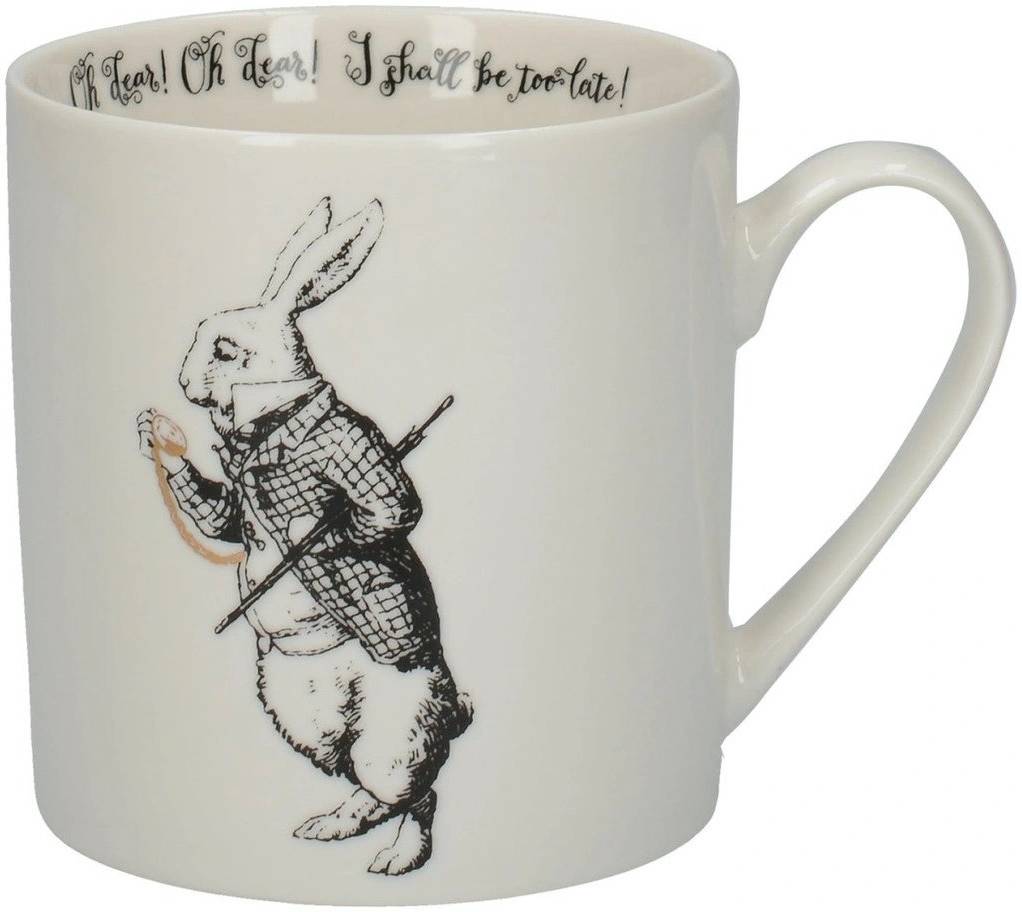 Mikasa V&A Alice In Wonderland Hrnek White Rabbit, 350 ml