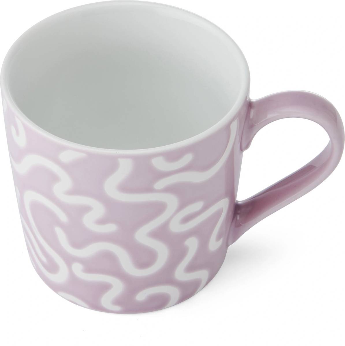 Mikasa Kameninový hrnek Textured Purple Swirl, 360 ml