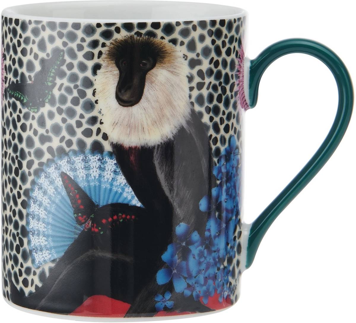 Mikasa Sarah Arnett Porcelánový hrnek Monkey, 300 ml