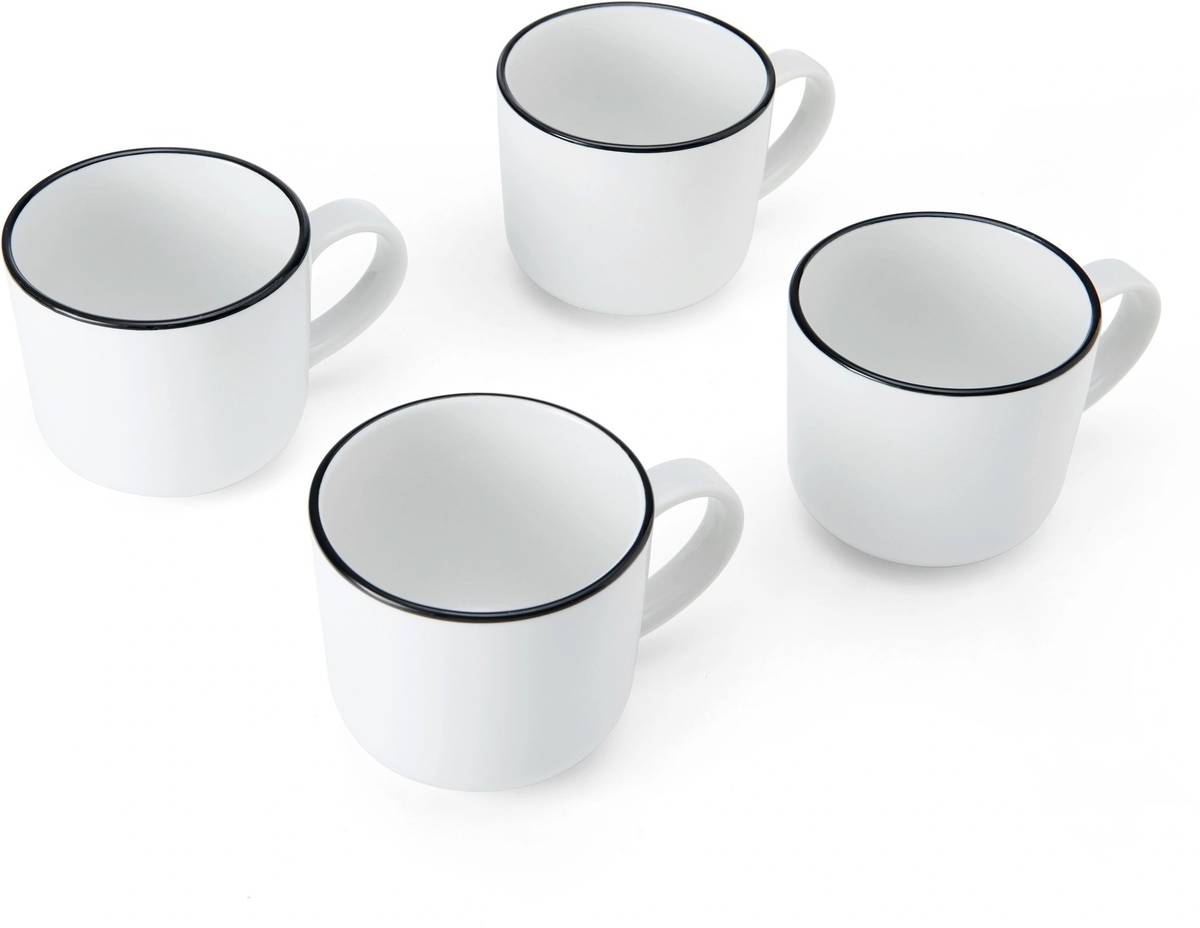 Mikasa Sada hrnků Limestone, 360 ml, 4 ks