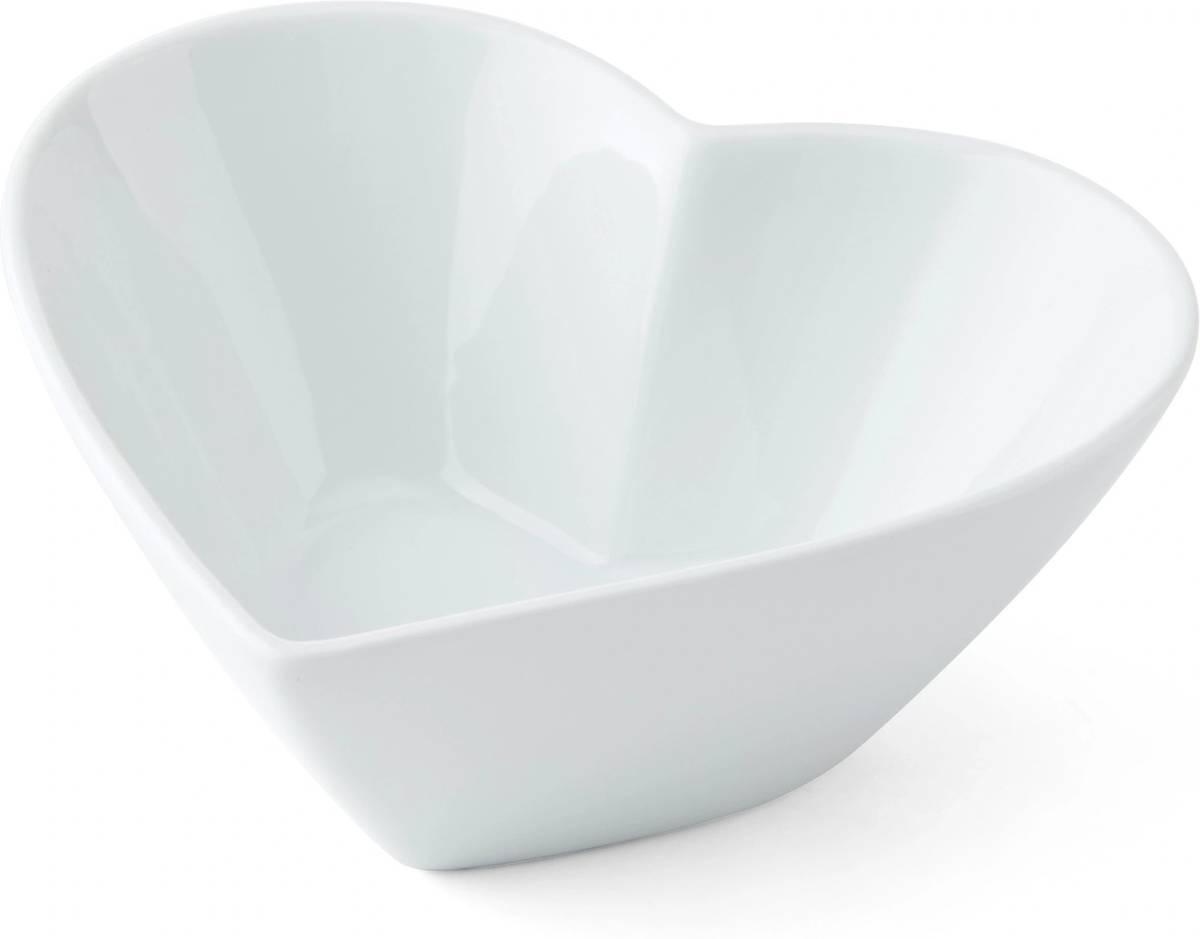 Mikasa Chalk Servírovací miska, tvaru srdce, 13 cm
