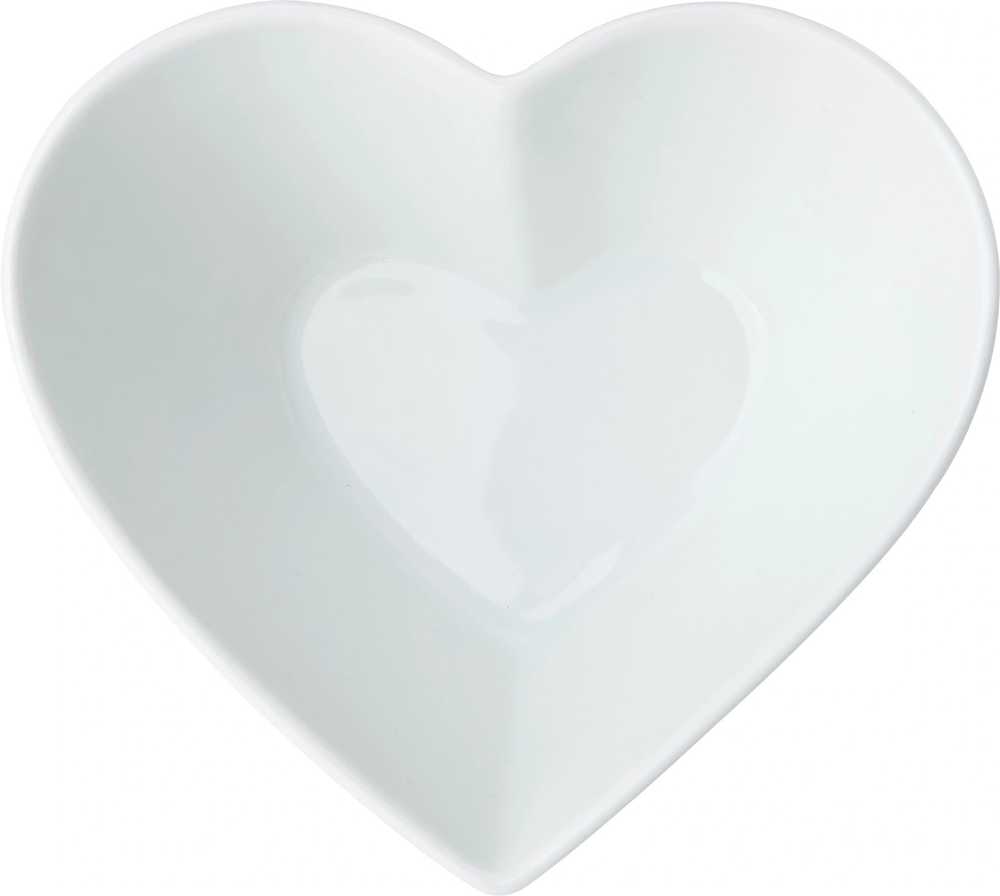 Mikasa Chalk Servírovací miska, tvaru srdce, 13 cm
