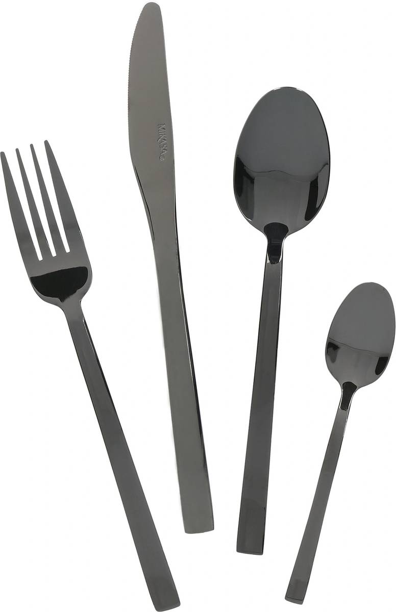 Mikasa Sada příborů Ciara Diseno, černá, 16 ks