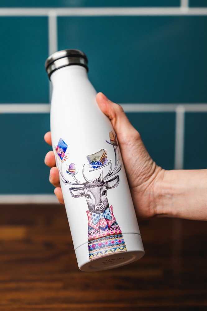 Mikasa Tipperleyhill Láhev na vodu, 500 ml, s motivem srnečka