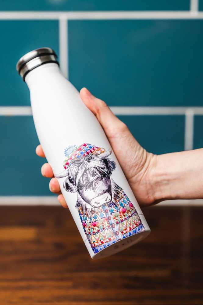 Mikasa Tipperleyhill Láhev na vodu, 500 ml, motiv kravičky