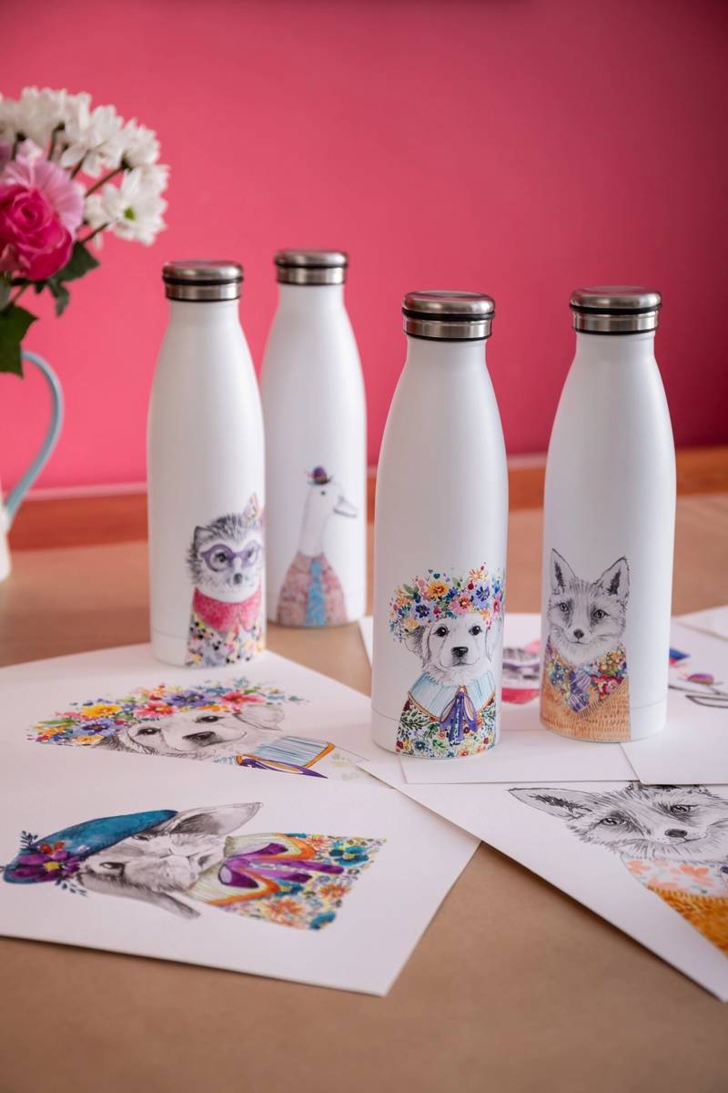 Mikasa Tipperleyhill Láhev na vodu, 500 ml, motiv lišky