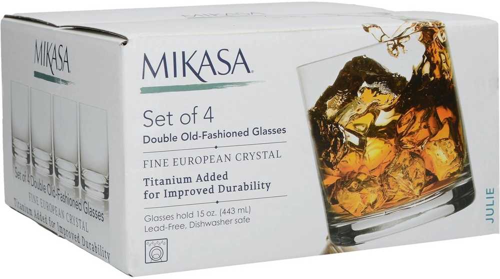 Mikasa Julie Sada sklenic Double Old Fashioned, 426 ml, 4 ks
