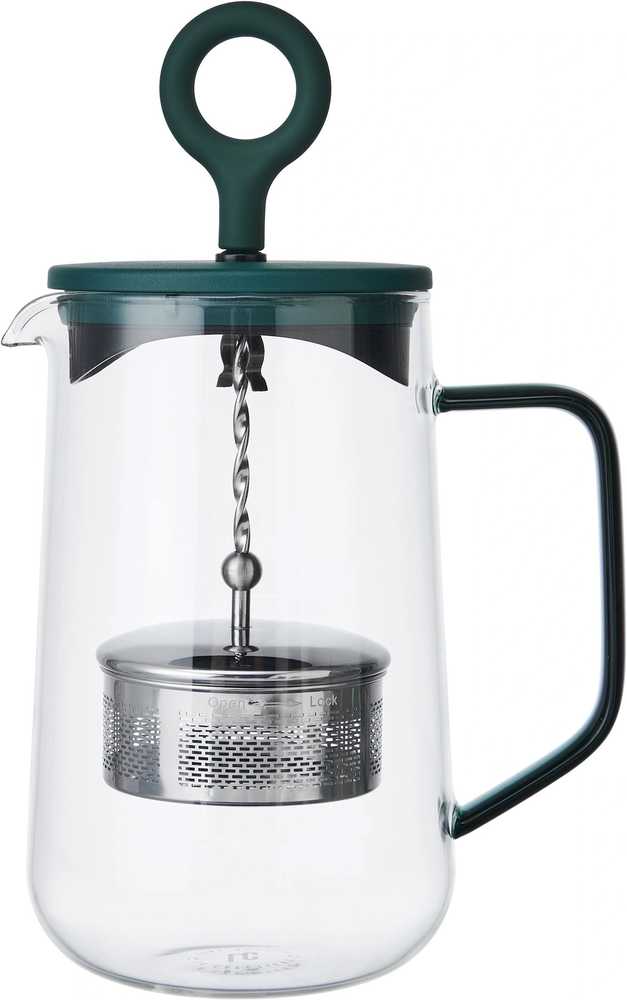 La Cafetière Gyro Skleněná konvice s filtrem, zelená, 1.25 l