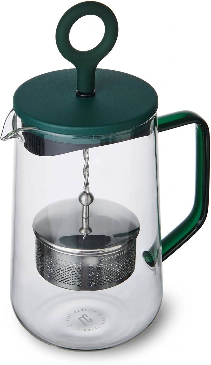 La Cafetière Gyro Skleněná konvice s filtrem, zelená, 1.25 l