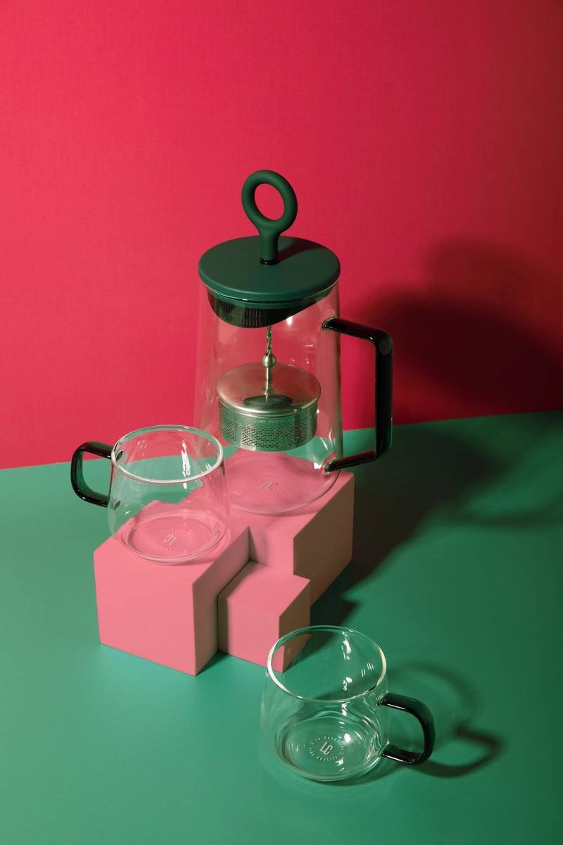 La Cafetière Gyro Skleněná konvice s filtrem, zelená, 1.25 l
