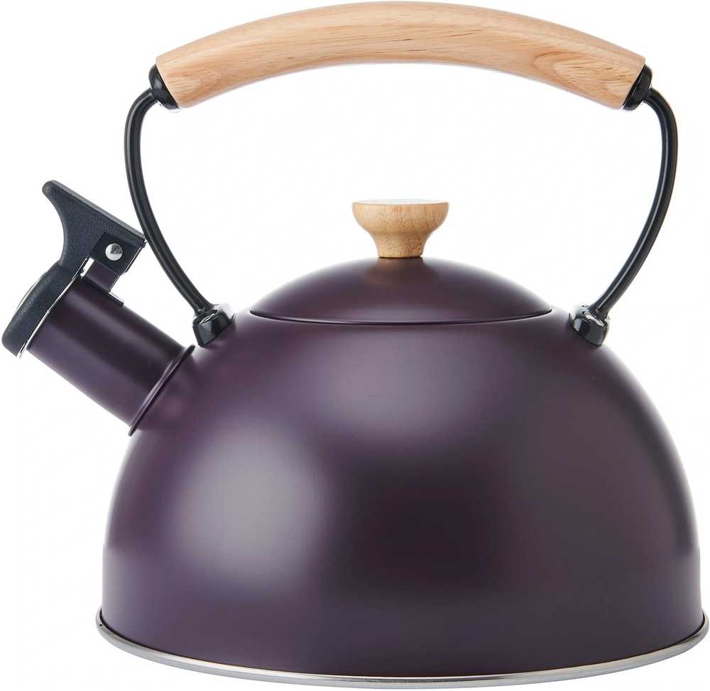 La Cafetière Konvice na vodu s píšťalkou, fialová, 1.6 l