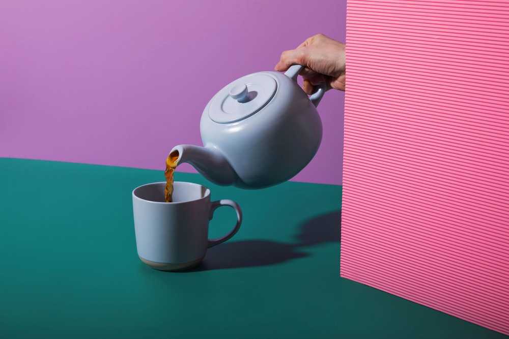 La Cafetière Kameninový hrnek, nebesky modrá, 350 ml