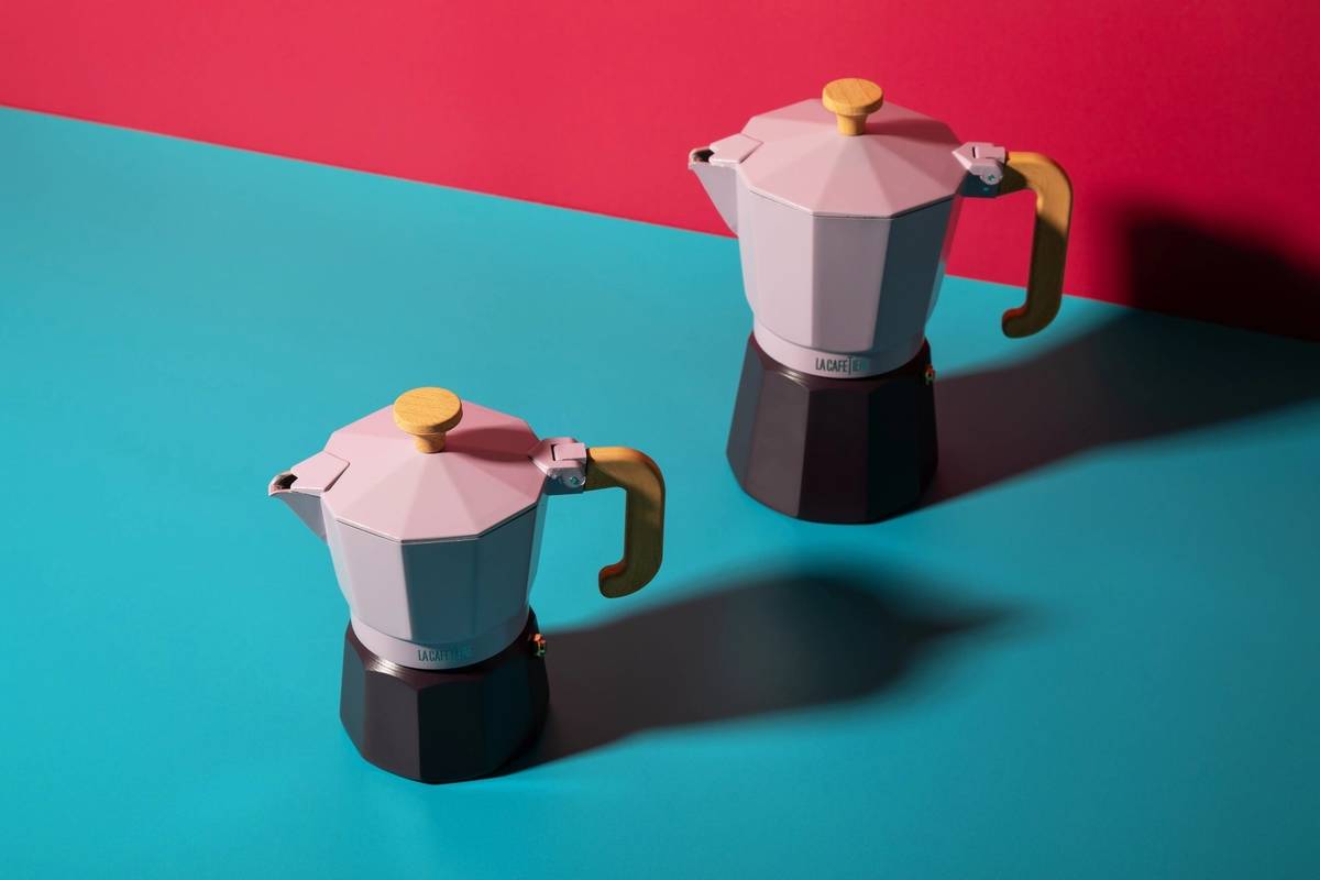 La Cafetière Venice Moka konvička na espresso, fialová, pro 3 šálků