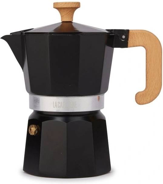 La Cafetière Venice Moka konvička, černá, pro 3 šálků