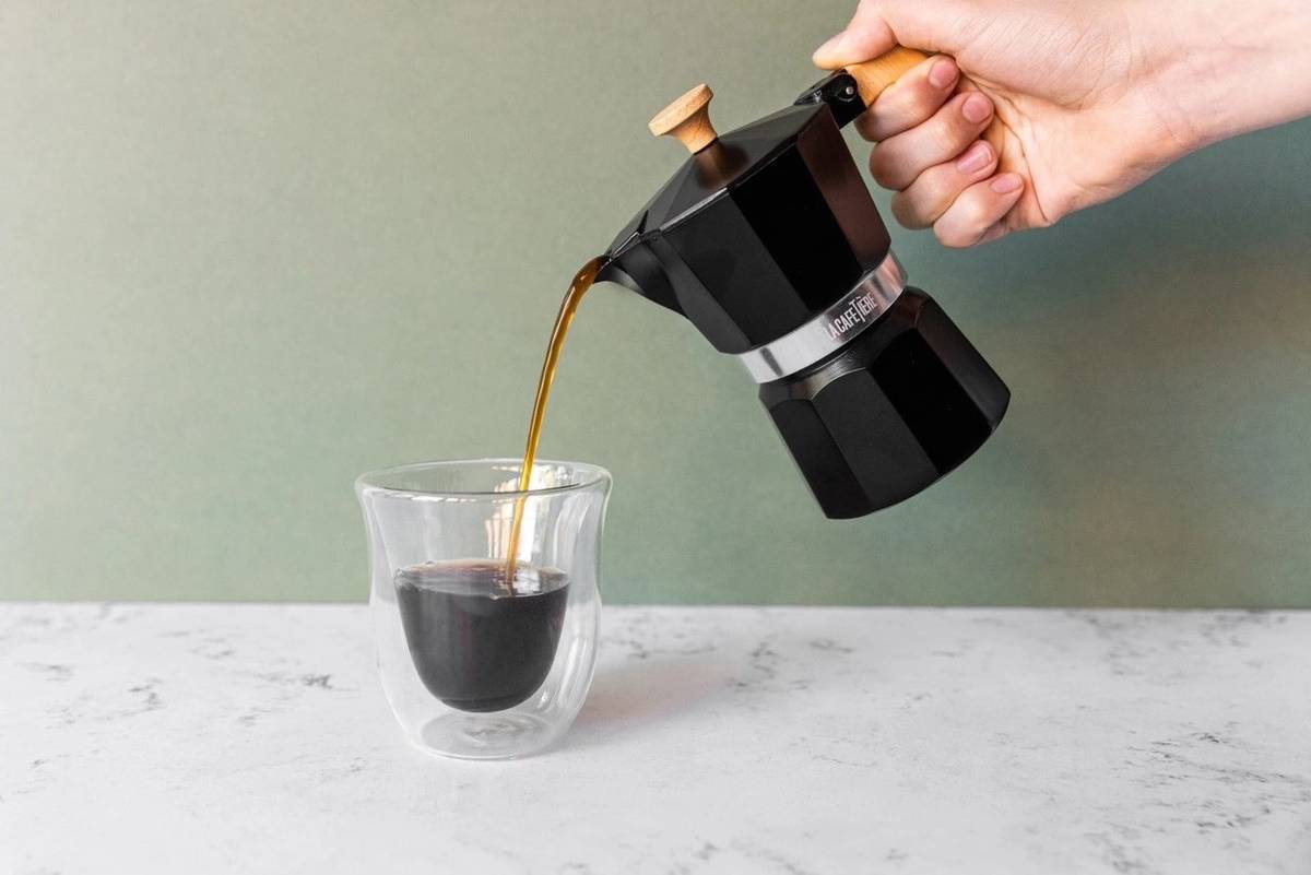 La Cafetière Venice Moka konvička, černá, pro 3 šálků