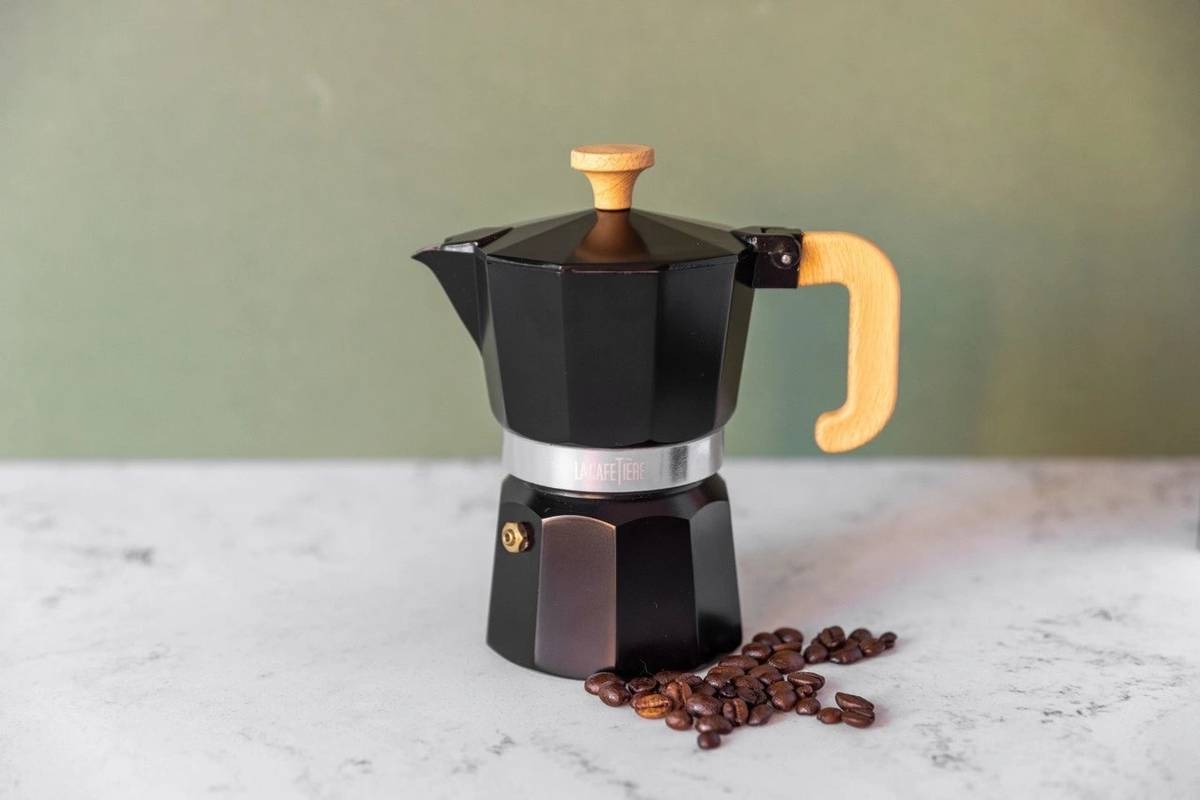 La Cafetière Venice Moka konvička, černá, pro 3 šálků