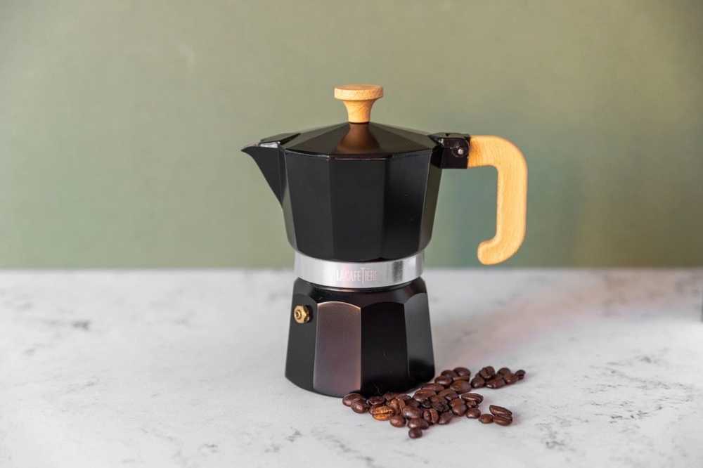 La Cafetière Venice Moka konvička, černá, pro 3 šálků