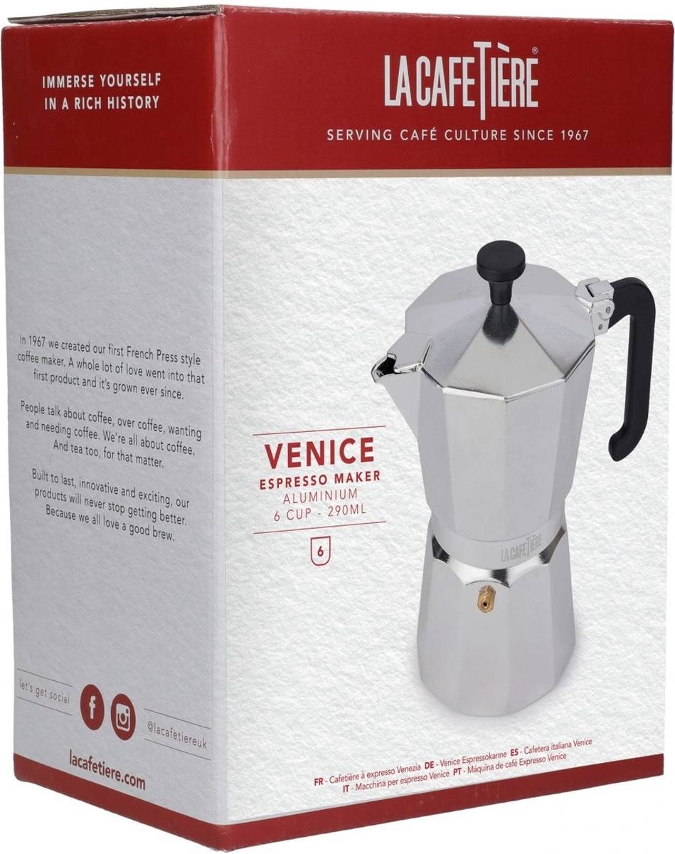 La Cafetière Venice Moka konvička, pro 6 šálků