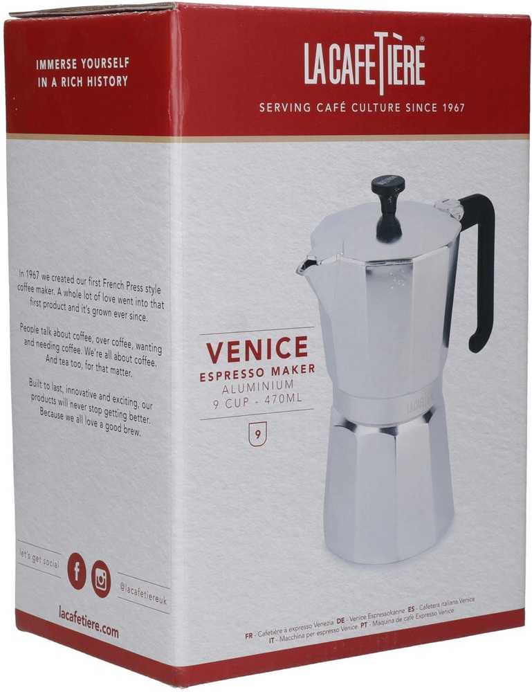La Cafetière Venice Moka konvička, pro 9 šálků
