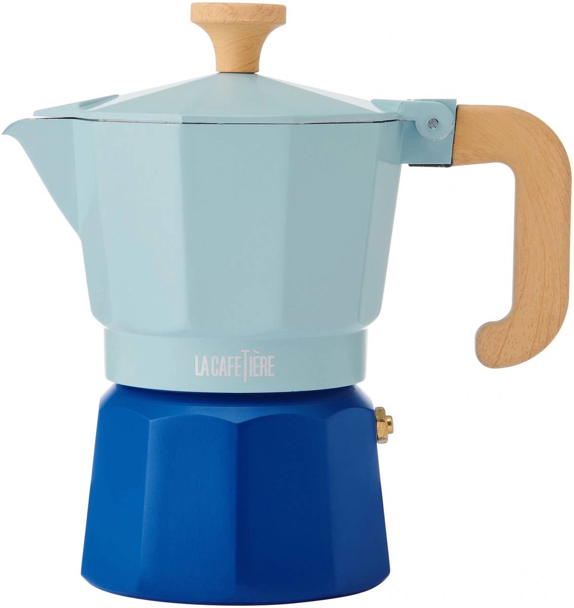 La Cafetière Venice Moka konvička na espresso, nebesky modrá, pro 3 šálky