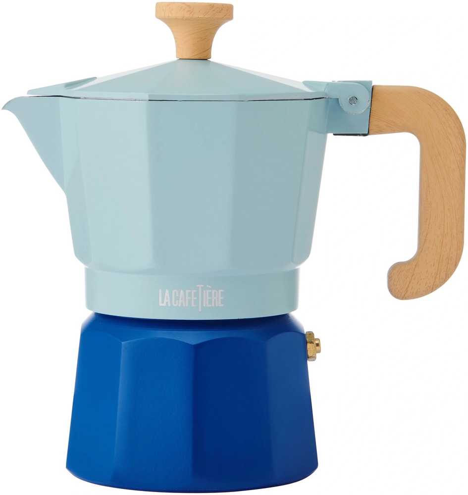 La Cafetière Venice Moka konvička na espresso, nebesky modrá, pro 3 šálky