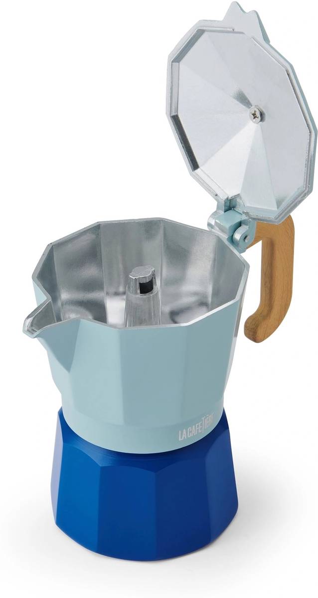 La Cafetière Venice Moka konvička na espresso, nebesky modrá, pro 3 šálky