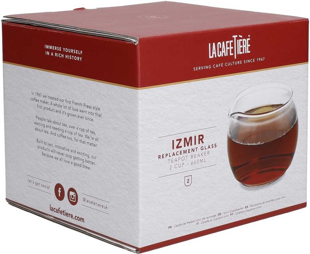 La Cafetière Náhradní skleněná část pro konvici Izmir, pro 2 šálky
