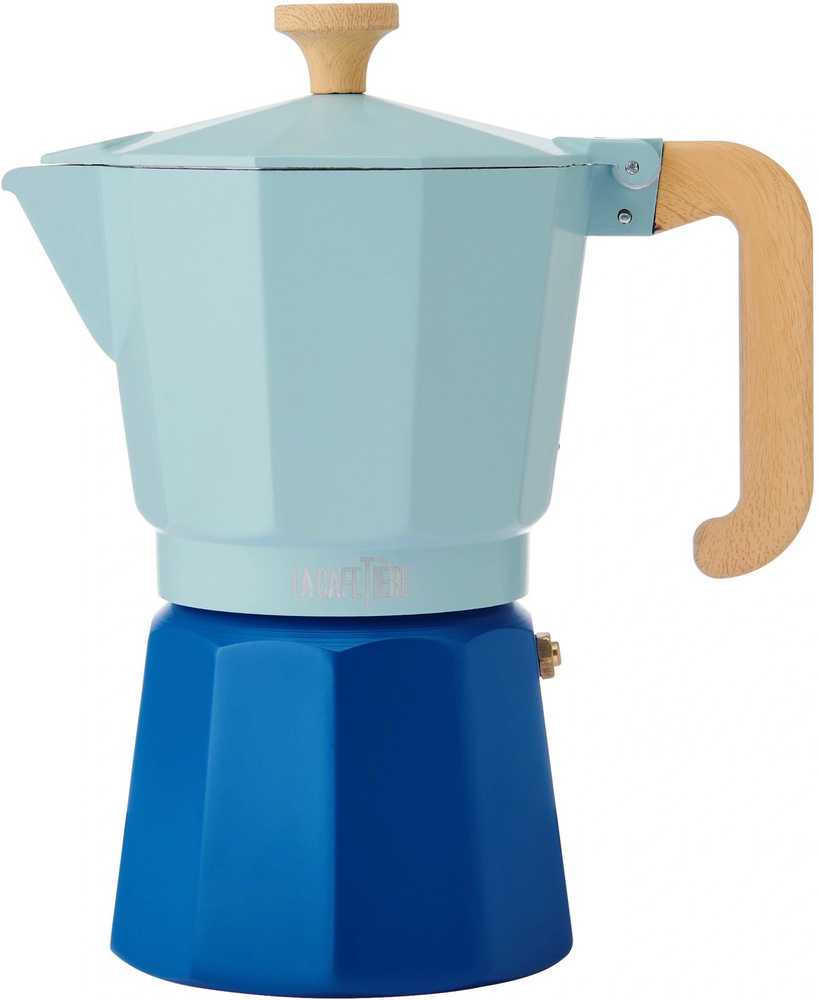 La Cafetière Venice Moka konvička na espresso, nebesky modrá, pro 6 šálků