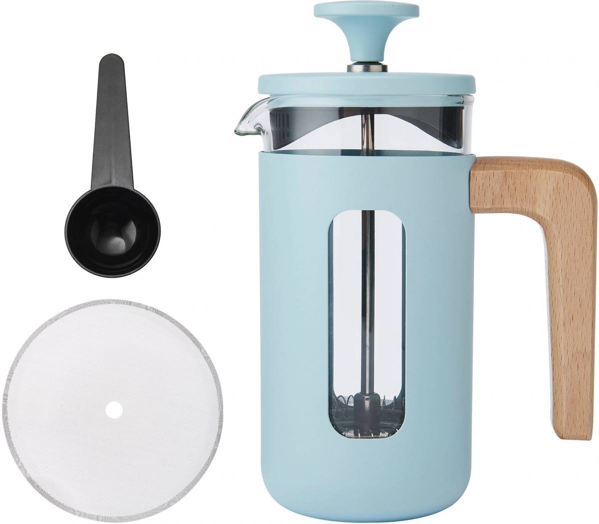 La Cafetière Pisa French Press, nebesky modrá, pro 3 šálky