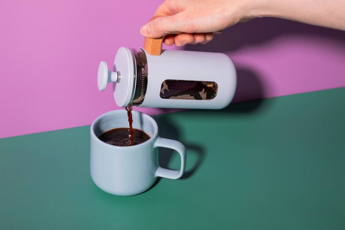 La Cafetière Pisa French Press, nebesky modrá, pro 3 šálky