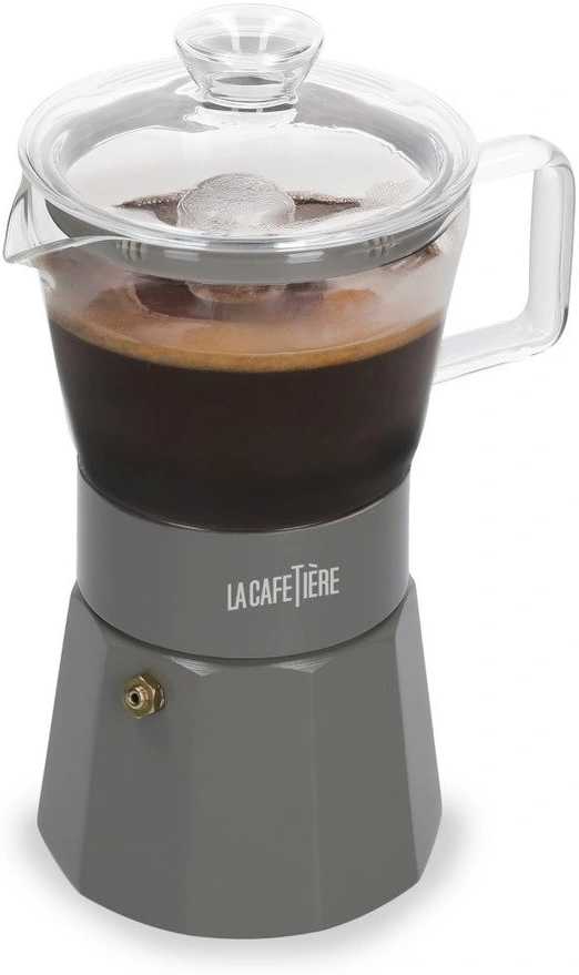 La Cafetière Verona Skleněný moka kávovar, béžová, pro 6 šálků