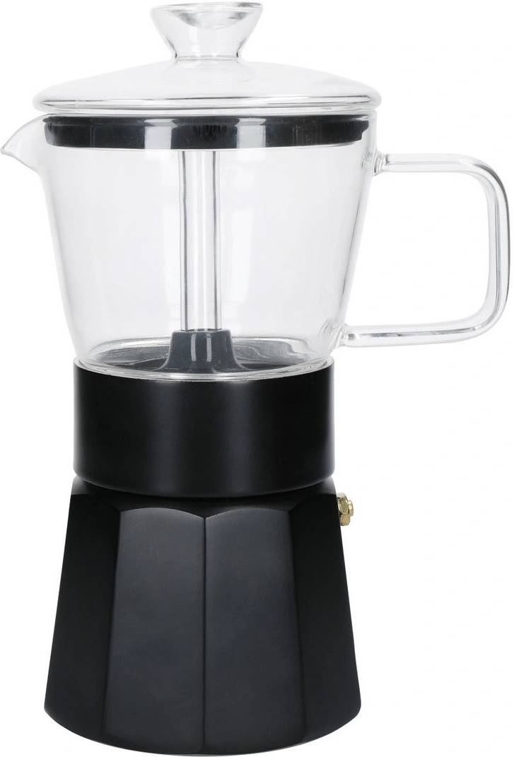La Cafetière Verona Skleněný moka kávovar, černá, pro 6 šálků