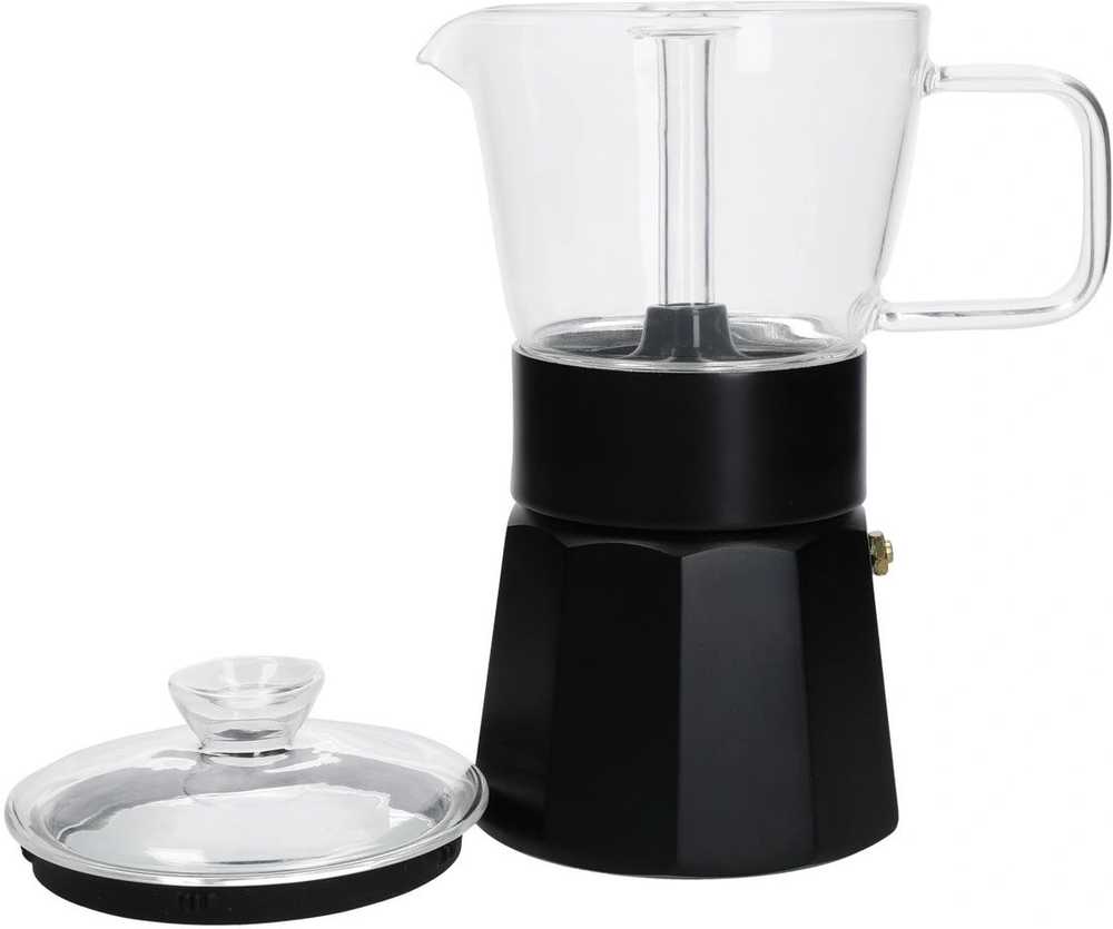 La Cafetière Verona Skleněný moka kávovar, černá, pro 6 šálků
