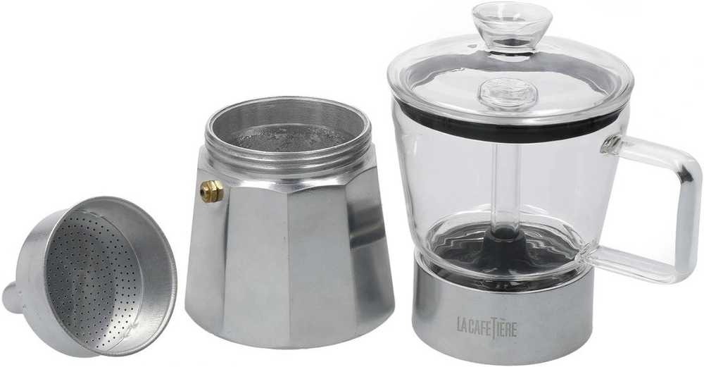 La Cafetière Verona Skleněný moka kávovar, pro 6 šálků