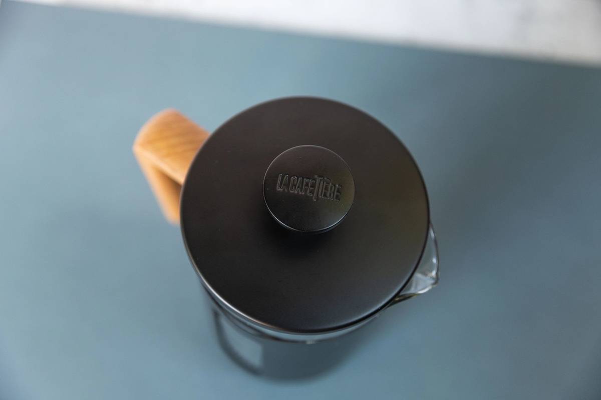 La Cafetière Pisa French Press z nerezové oceli, černá, pro 3 šálky