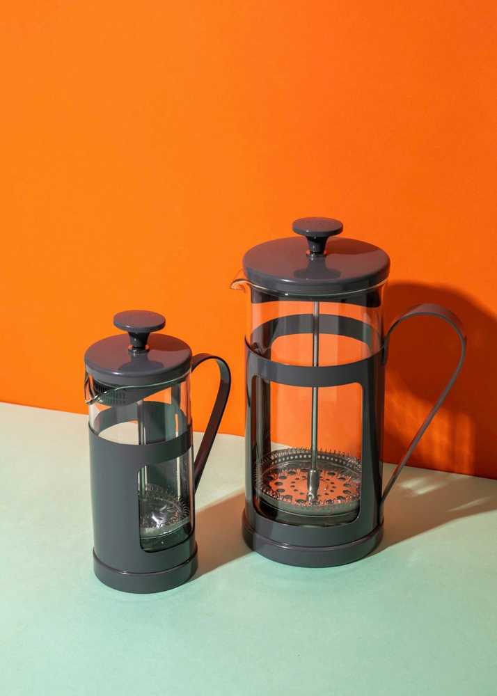 La Cafetière Monaco French Press Cool Grey, pro 3 šálky