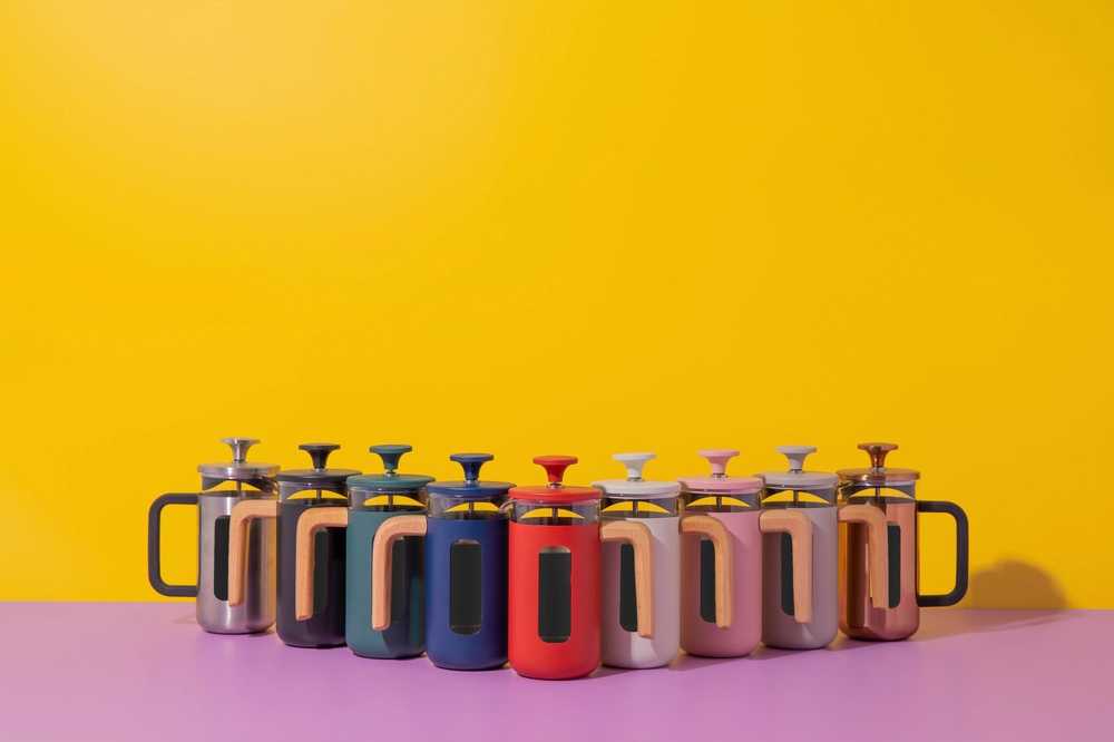 La Cafetière Pisa French Press z nerezové oceli, červená, pro 3 šálky