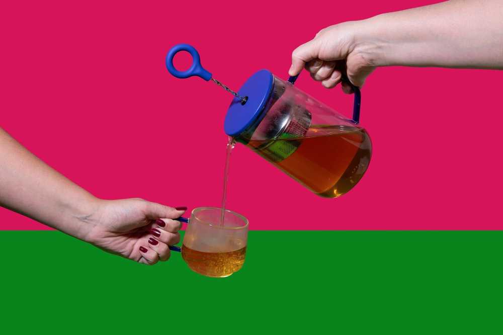 La Cafetière Gyro Sada skleněných hrnečků, modrá, 275 ml