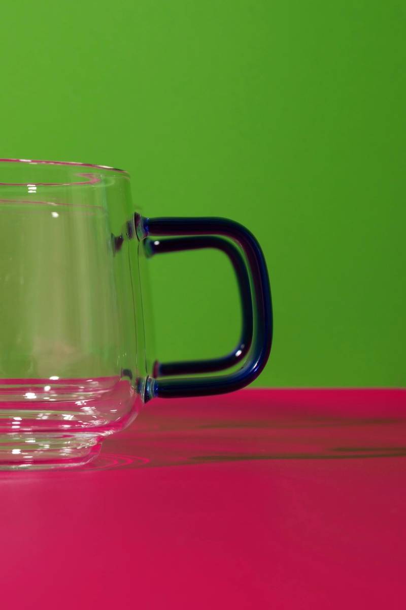 La Cafetière Gyro Sada skleněných hrnečků, modrá, 275 ml
